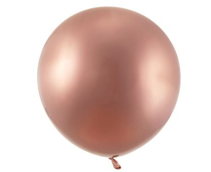 Nagy lufi rózsaszín-arany 60cm 1db