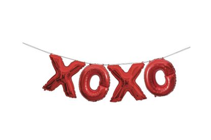 Léggömb banner XOXO piros 274cm