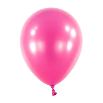 Balóny ružové metalické 27,5cm 50ks