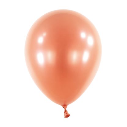Balóny ružovo-zlaté perleťové 27,5cm 50ks