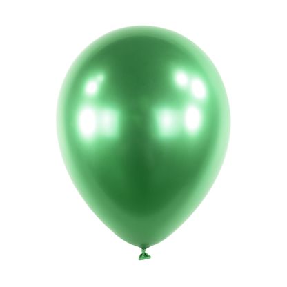 Balóny zelené saténové 27,5cm 50ks