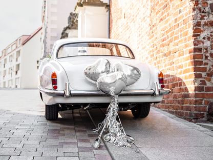 Esküvői autódíszek ezüst
