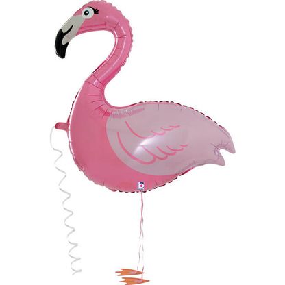 Sétáló léggömb Flamingó 85cm