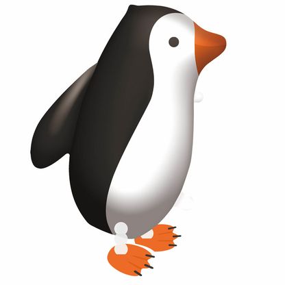 Sétáló léggömb Pingvin 57x47cm