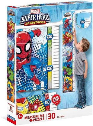Clementoni Puzzle Méter 30 Super Hero Adventures