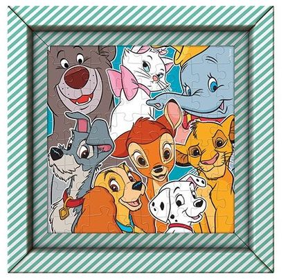 Clementoni puzzle kerettel 60db Disney állatkák