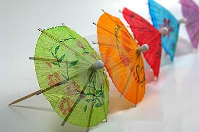 Dekorációs koktél esernyők 10db