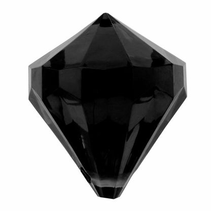 Dekorációs gyémántok fekete 6db