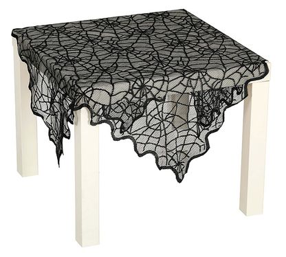 Dekorációs asztalterítő csipkés pókháló 100x75cm