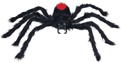 Dekorációs pók fekete-piros 60 cm