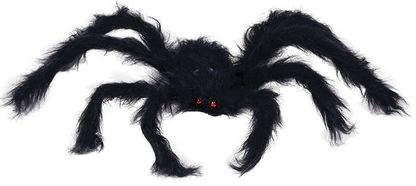 Dekorációs pók fekete 50 cm