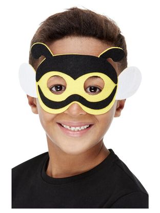 Gyerek karnevéli maszk Méhecske filc