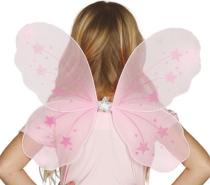 Gyermek szárnyak rózsaszín 40x34cm
