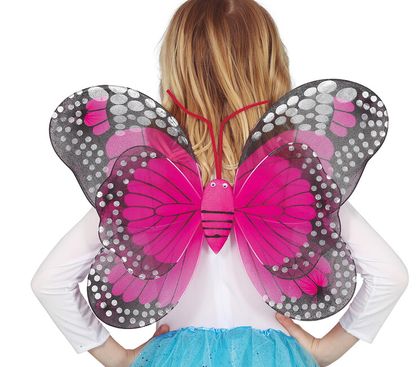 Gyermek szárnyak Lepke rózsaszín 50x37cm