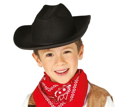 Gyerek cowboy kalap fekete