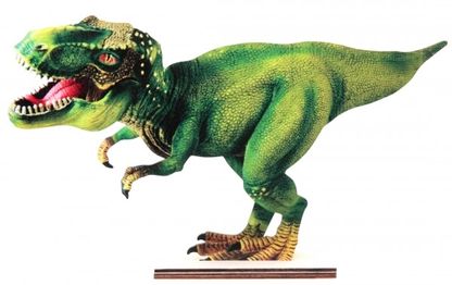 Dinoszaurusz figura fából 24x15cm
