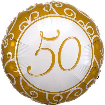 Fólia léggömb 50. házassági évforduló