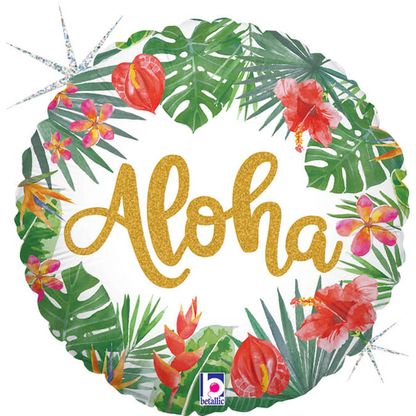 Fólia léggömb Aloha 45cm