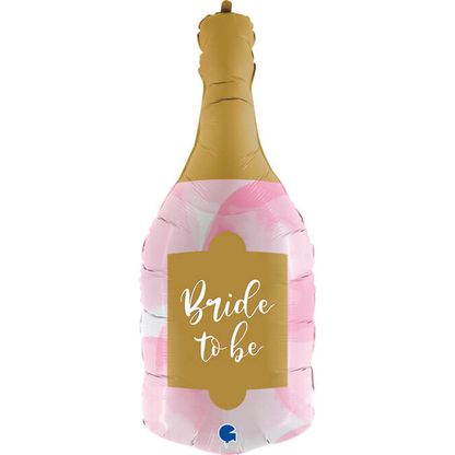 Fólia léggömb Champagne Bride to be 91cm