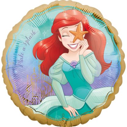 Fólia léggömb Disney Hercegnők Ariel 45cm