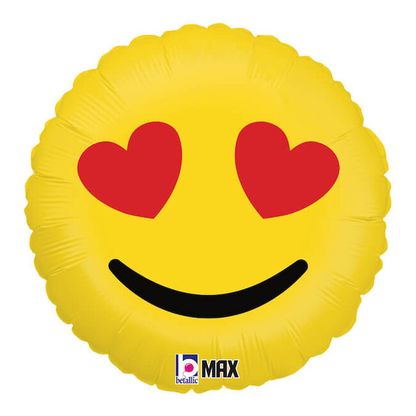 Fólia léggömb Emoji LOVE 46cm