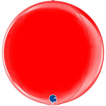 Fólia léggömb Gömb piros 38cm