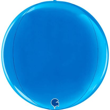 Fólia léggömb Gömb kék 38cm