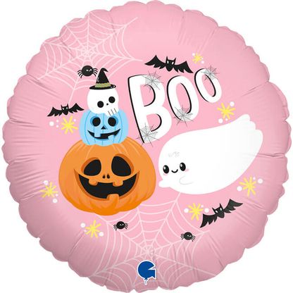 Fólia léggömb Halloween Chubby Ghost 45cm