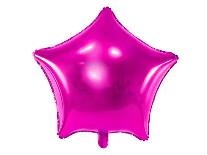 Fólia léggömb Csillag rózsaszín 48cm