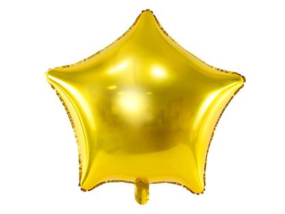 Fólia léggömb arany csillag 48cm