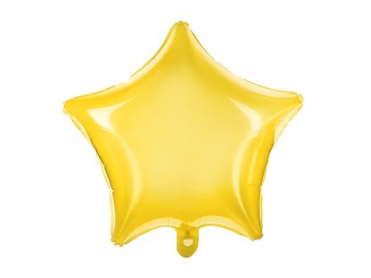 Fólia léggömb csillag sárga 48cm