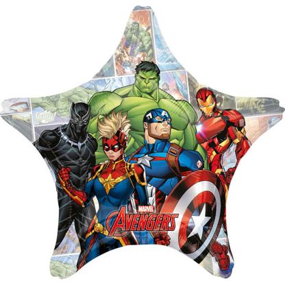 Fólia léggömb csillag Avengers Power Unite 71cm