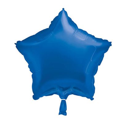 Fólia léggömb csillag kék 45cm