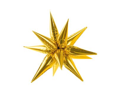 Fólia léggömb arany csillag 3D 70cm