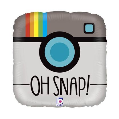 Fólia léggömb Instagram 45cm