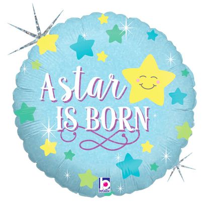 Fólia léggömb It´s a boy Star is Born 46cm