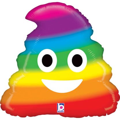 Fólia léggömb juniorshape Kakihalom Emoji Pride 51cm