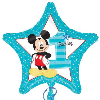 Fólia léggömb Mickey 1 csillag 45cm