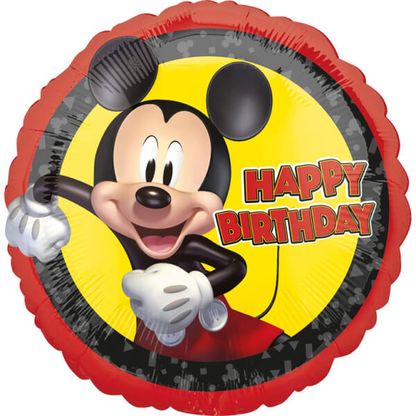 Fólia léggömb Mickey Mouse Happy Birthday 45cm