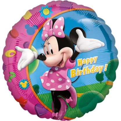 Fólia léggömb Minnie Happy Birthday 45cm