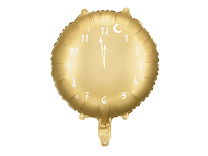 Fólia léggömb Visszaszámlálás arany 45cm