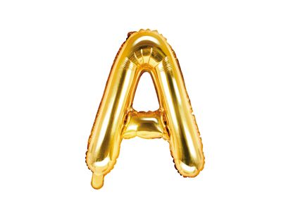 Fólia léggömb Betű A arany 35cm