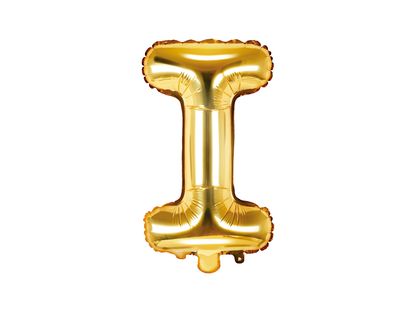 Fólia léggömb Betű I arany 35cm