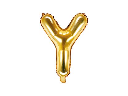Fólia léggömb Betű Y arany 35cm