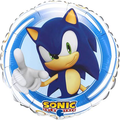 Fólia léggömb Sonic 45cm