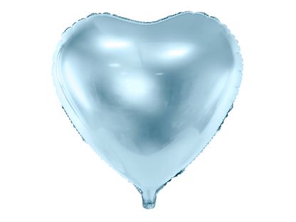 Fólia léggömb Szív világoskék 45cm