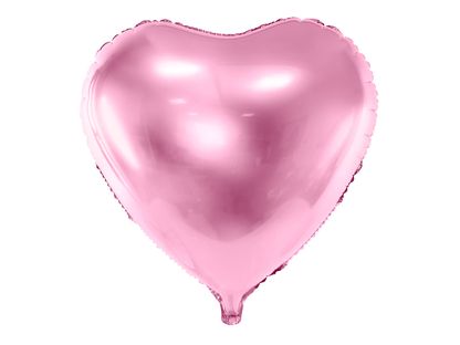 Fólia léggömb szív Világos rózsaszín 45cm