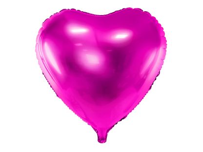 Fólia léggömb szív rózsaszín 45cm