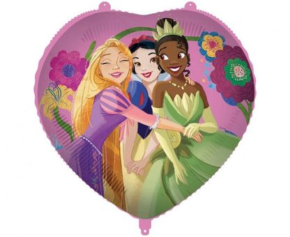 Fólia léggömb szív Disney Hercegnők 46cm