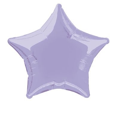 Fólia léggömb csillag levendula 45cm
